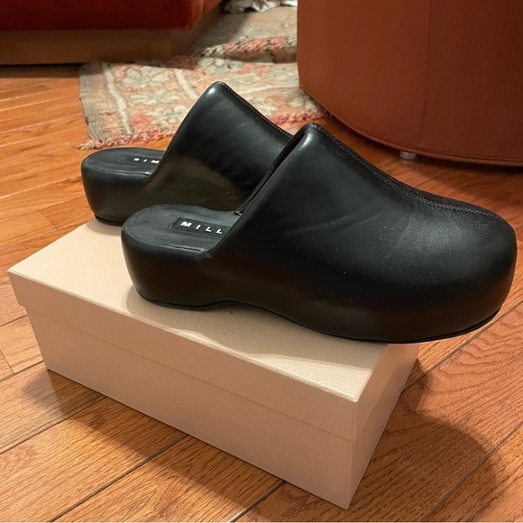 Simon Miller Black Bubble Clogs - Picture 2 of 6